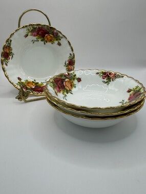 Royal Albert Old Country Roses 5 3/8" Berry Bowls Set of 4